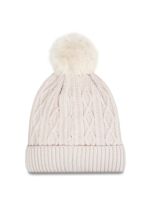 KIDS Gorro trenzado con pomp&oacute;n piedra muda - gorro bebe