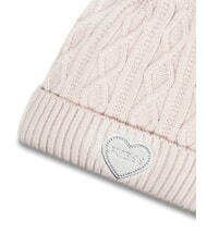 GUESS KIDS Gorro trenzado con pomp&oacute;n piedra muda - gorro bebe - 3