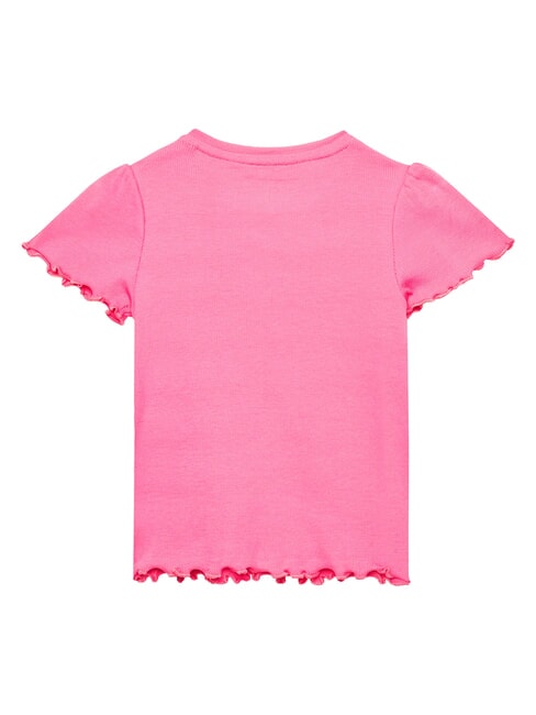 KIDS Camiseta con bordado de cerezas rosa caramelo - Camiseta niño