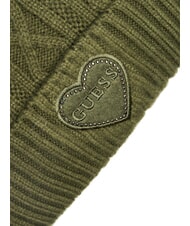 GUESS KIDS Gorro trenzado con pompón planta verde - gorro bebe - 3