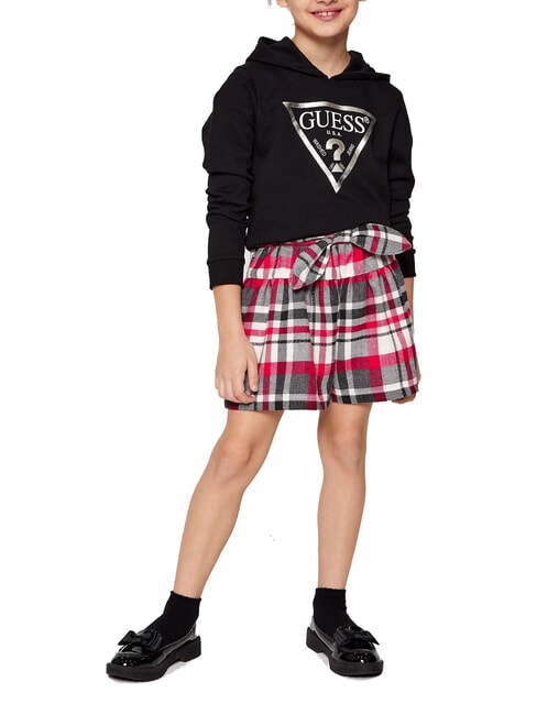 CORE KIDS Sudadera con capucha y estampado negro azabache con escarcha g - Sudadera Bebé