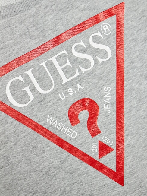 CORE KIDS Sudadera de cuello redondo con logotipo triangular gris jaspeado claro - Sudadera Beb&eacute;