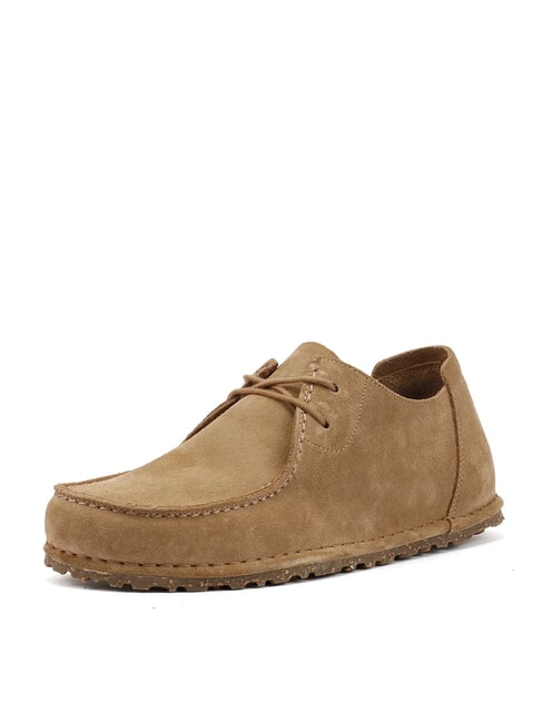 UTTI LACE N Zapatos de piel de ante gris topo - Zapatos Hombre