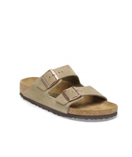 BIRKENSTOCK ARIZONA Sandalia zapatilla con hebillas gris pardo - Zapatos unisex - 3