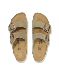 BIRKENSTOCK ARIZONA Sandalia zapatilla con hebillas gris pardo - Zapatos unisex - 4