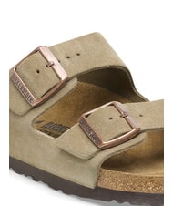BIRKENSTOCK ARIZONA Sandalia zapatilla con hebillas gris pardo - Zapatos unisex - 5