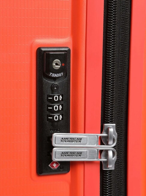 AEROSTEP Carro extensible de gran tamaño NARANJA BRILLANTE - Trolley Rígidos