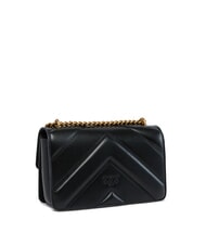 PINKO LOVE ONE MINI Bolso de napa acolchado Chevron - Bolsos Mujer