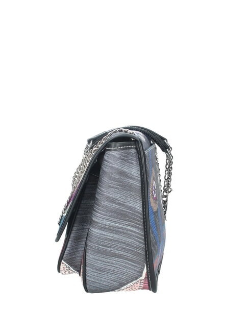 PLANETARIUM Bolso convertible con solapa noche/negro - Bolsos Mujer