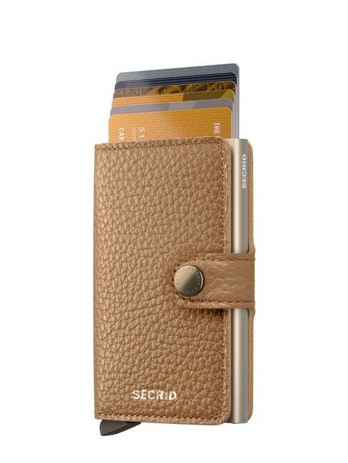 PEBBLE  Cartera de cuero martillado capuchino - Carteras Mujer