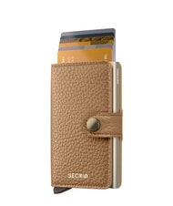 SECRID PEBBLE  Cartera de cuero martillado capuchino - Carteras Mujer - 4