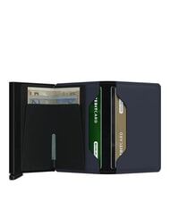 SECRID MATTE Cartera de cuero fina azul noche - Carteras Hombre - 2