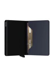 SECRID MATTE Cartera de cuero fina azul noche - Carteras Hombre - 3