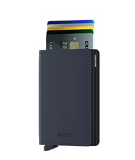 SECRID MATTE Cartera de cuero fina azul noche - Carteras Hombre - 4