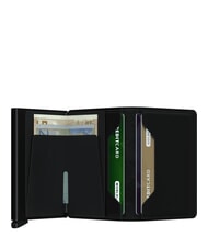 SECRID MATTE Cartera de cuero fina negro - Carteras Hombre - 2