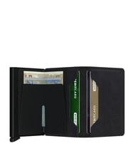 SECRID VINTAGE  Cartera de cuero fina negro - Carteras Hombre - 2