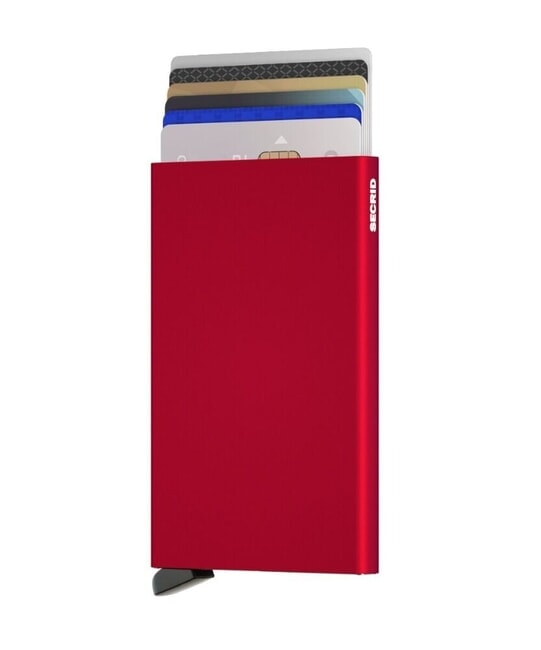 CARDPROTECTOR  Tarjetero con bloqueo RFID rojo - Carteras Hombre