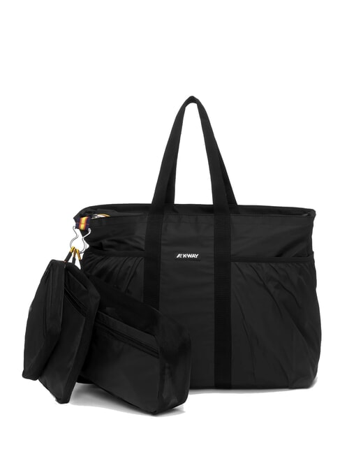SAINT MALO Bolso shopper de playa maxi con 3 estuches negro también - Bolsos Mujer