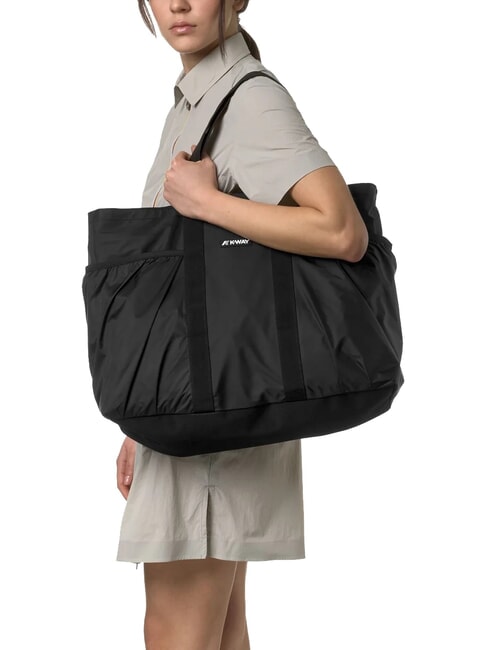 SAINT MALO Bolso shopper de playa maxi con 3 estuches negro también - Bolsos Mujer