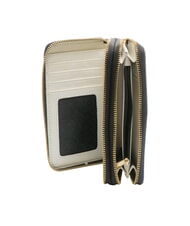 GATTINONI PLANETARIUM Cartera grande con doble cremallera Luna/blanca - Carteras Mujer - 2