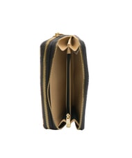 GATTINONI PLANETARIUM Cartera grande con doble cremallera clásico/beige - Carteras Mujer - 3