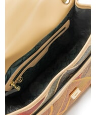 GATTINONI PLANETARIUM Bolso convertible con solapa clásico/beige - Bolsos Mujer - 5