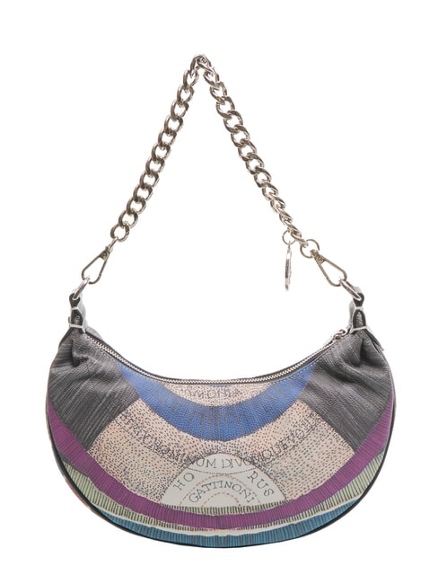 PLANETARIUM Bolso hobo con forma de media luna y correa para el hombro noche/negro - Bolsos Mujer