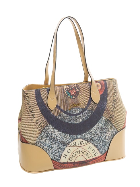 PLANETARIUM Bolso de hombro mediano clásico/beige - Bolsos Mujer