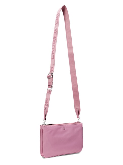 LANDYN Bolso bandolera plano de nailon rosas malva - Bolsos Mujer