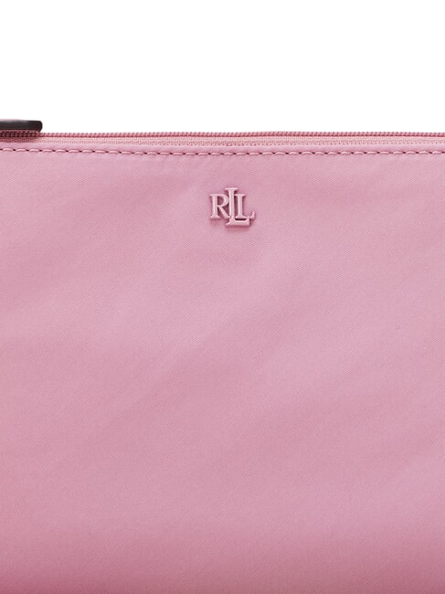 LANDYN Bolso bandolera plano de nailon rosas malva - Bolsos Mujer