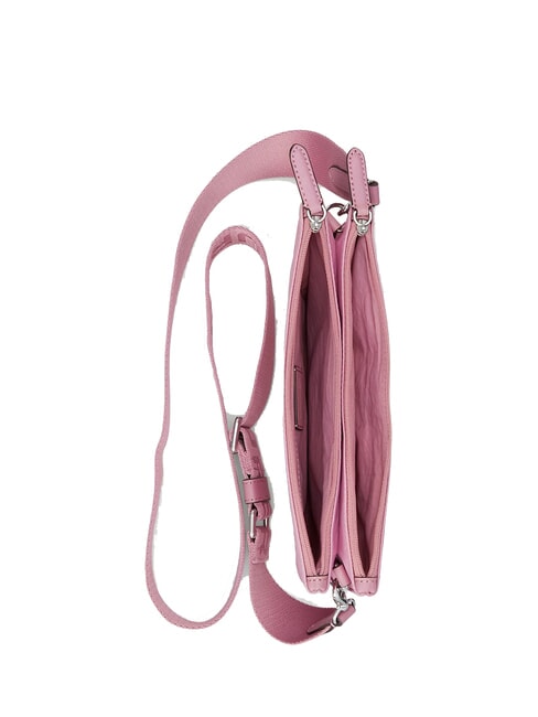 LANDYN Bolso bandolera plano de nailon rosas malva - Bolsos Mujer