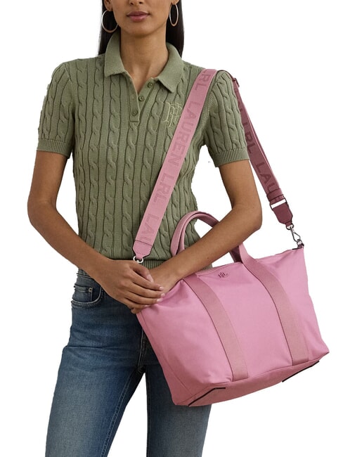 STEVIE XL Bolso de mano con correa para el hombro rosas malva - Bolsos Mujer
