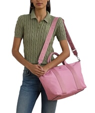 RALPH LAUREN STEVIE XL Bolso de mano con correa para el hombro rosas malva - Bolsos Mujer - 6