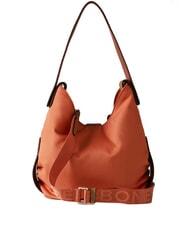 BORBONESE ECLIPSE  Bolso de hombro, con correa para el hombro mandarina/op natural - Bolsos Mujer - 3