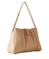 BORBONESE L ECLAIR  Bolso de hombro, de piel arena - Bolsos Mujer - 2