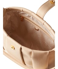 BORBONESE L ECLAIR  Bolso de hombro, de piel arena - Bolsos Mujer - 4