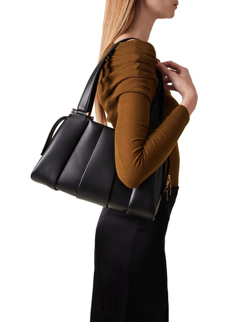 L ECLAIR  Bolso de hombro, en piel negro - Bolsos Mujer