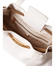 BORBONESE FILO  Bolso de hombro, de piel blanco - Bolsos Mujer - 4