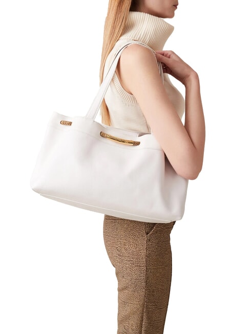 FILO  Bolso de hombro, de piel blanco - Bolsos Mujer