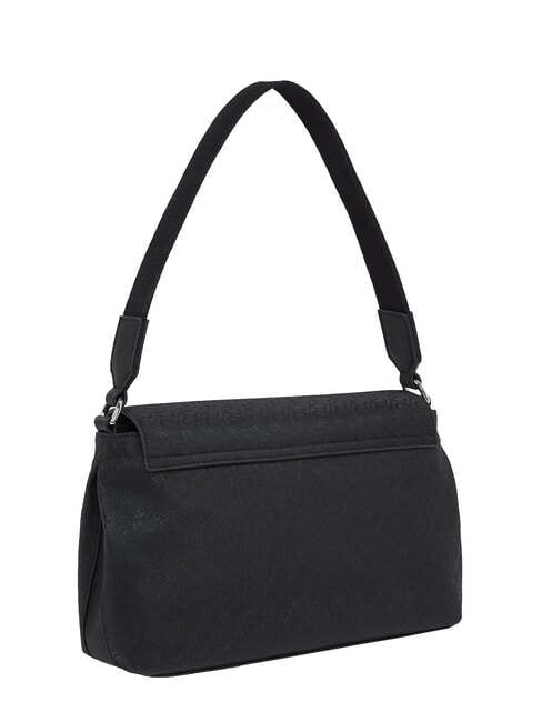 CK MUST Bolso de hombro con solapa negro - Bolsos Mujer