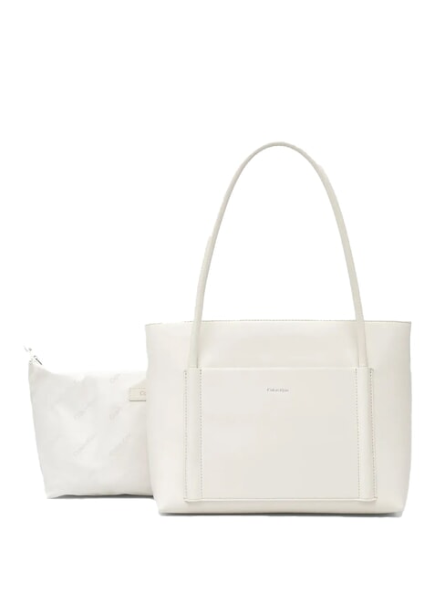 CK LINN MEDIUM Bolso de compras al hombro tiza - Bolsos Mujer