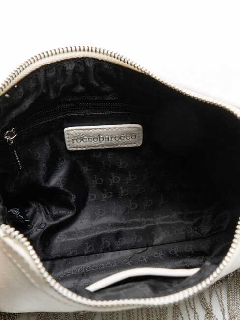 FRINGES Bolso con asa y bandolera blanco - Bolsos Mujer