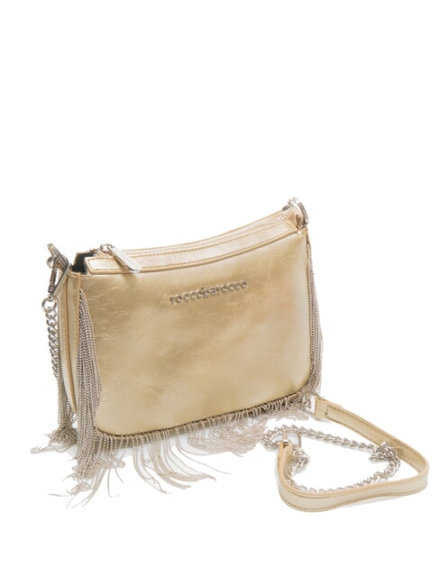 FRINGES Bolso con asa y bandolera oro - Bolsos Mujer