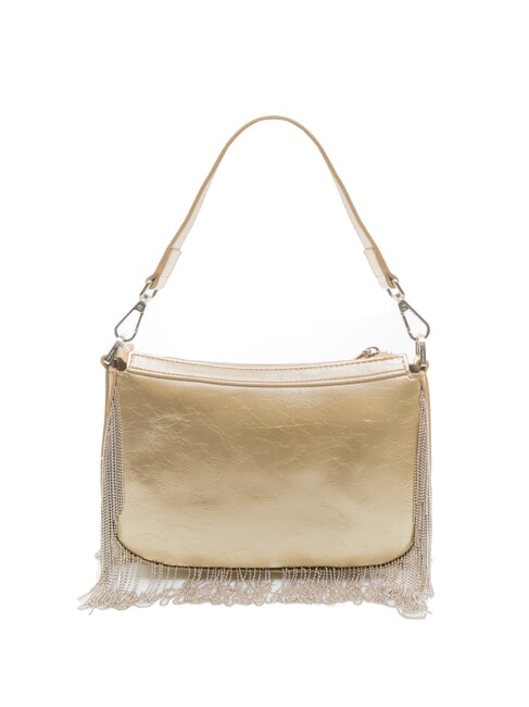 FRINGES Bolso con asa y bandolera oro - Bolsos Mujer