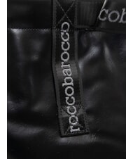 ROCCOBAROCCO EVA Bolsa de compras con cintas con logo negro - Bolsos Mujer - 3
