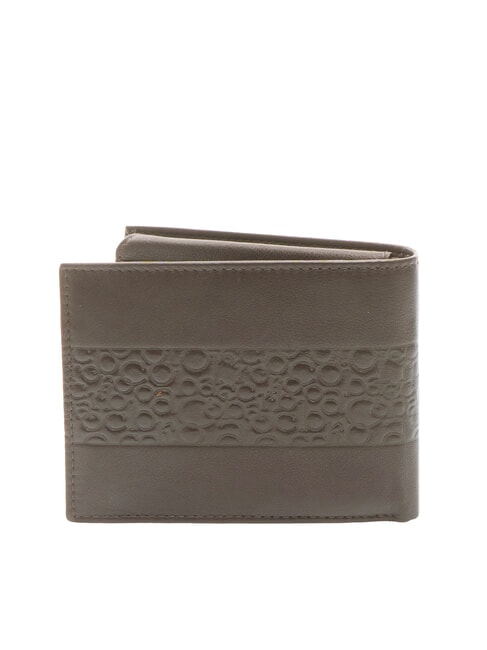 VERTIGO Cartera de piel con solapa y monedero marron oscuro - Carteras Hombre