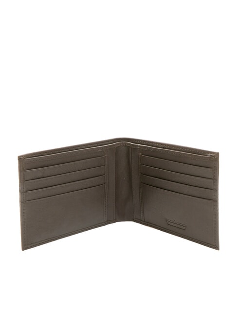 VERTIGO Cartera de piel para 8 tarjetas marron oscuro - Carteras Hombre