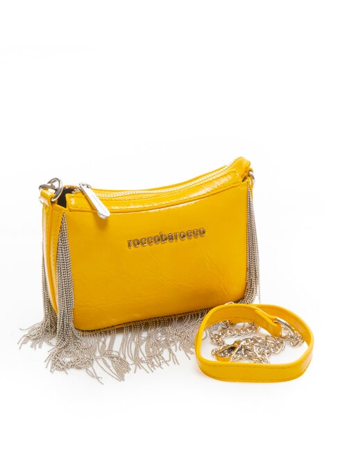 FRINGES Bolso de hombro con flecos amarillo - Bolsos Mujer
