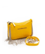 ROCCOBAROCCO FRINGES Bolso de hombro con flecos amarillo - Bolsos Mujer - 3