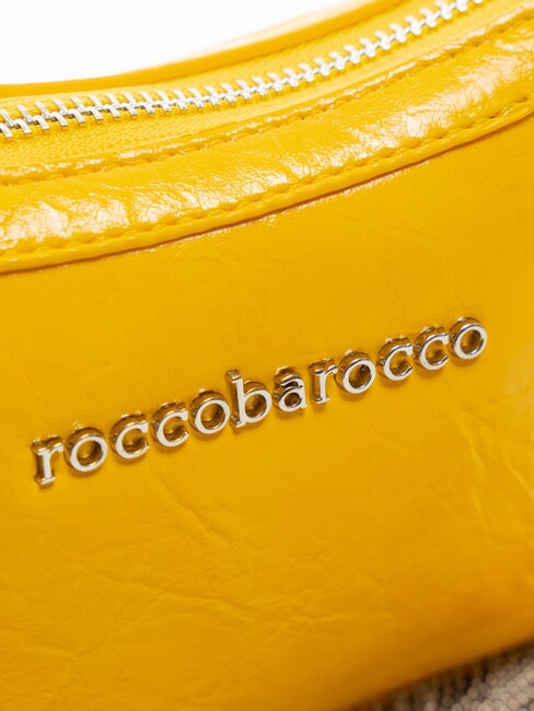 FRINGES Bolso de hombro con flecos amarillo - Bolsos Mujer